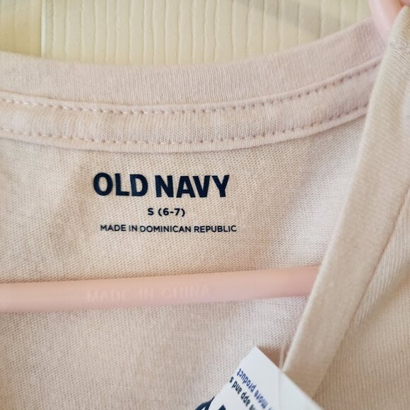 Old Navy Girls Down To Earth Graphic Tee S (6-7) Pink Short Sleeve 100% Cotton - Picture 3 of 7